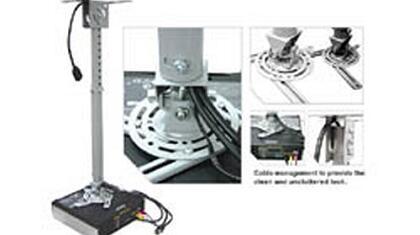 Universal ceiling projector mount 60-90cm extension 