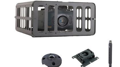 Antitheft projector mount